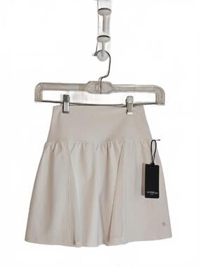 Lanston Sport White Tennis Skirt Skort Sample Size (XS-S) New